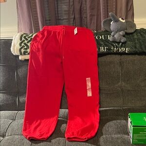 Old Navy Vibrant Red Women's Joggers